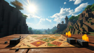 Minecraft Seed Map: finn malm, svovel og landsbyer