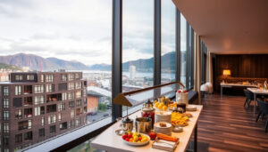 Scandic Bergen City: beliggenhet, frokost og fasiliteter
